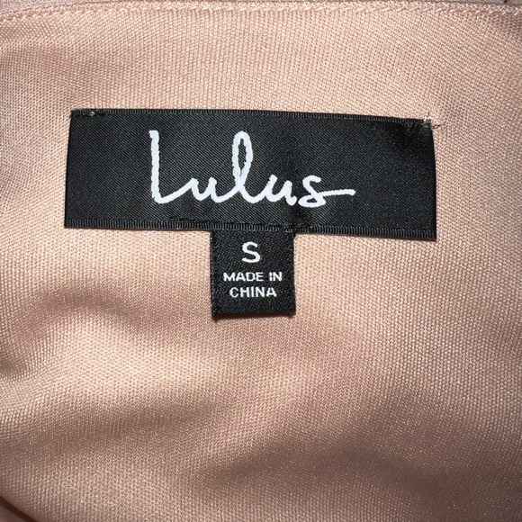 Lulus Wondrous Water Lilies Blush Pink Maxi Dress size Small - Picture 12 of 16